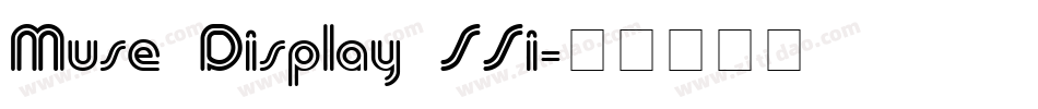 Muse Display SSi字体转换